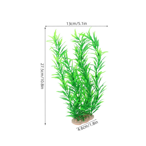 2 Stycken Konstgjorda Akvarieplanter För 1