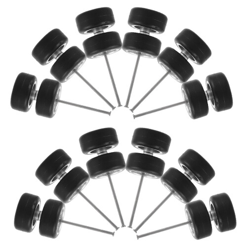 16 Par Precision Modellbilshjul Gummidäck För Rc