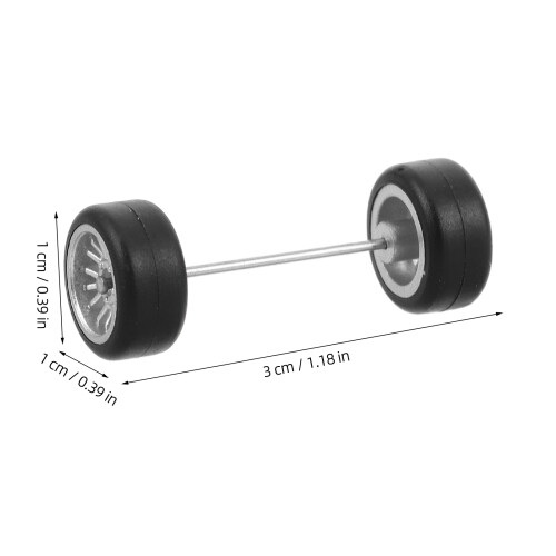16 Par Precision Modellbilshjul Gummidäck För Rc 1