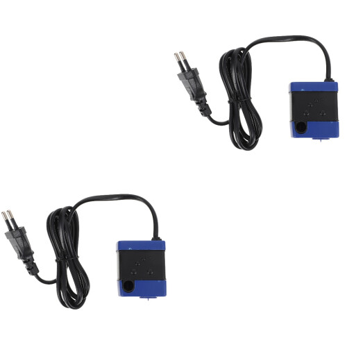 2St Små Akvariefilterpumpar Blå Hushållsvattenpump 2