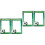 Fotbollsfas Pappersramar Handhållna 4