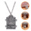 3St Silverhalsband Bildram Vintage Smycke Elegant Presentidé 11