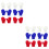 12 Par Barns Vinterhandskar Stickade Komfortabla 7