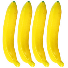 4Stk Dekorative Fake Bananen Aus , Gelbe Früchte Fürs Büro
