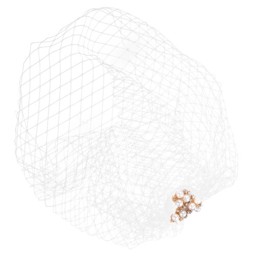 5St Hatt Pärlor Bröllop Fascinator Huvudbonad