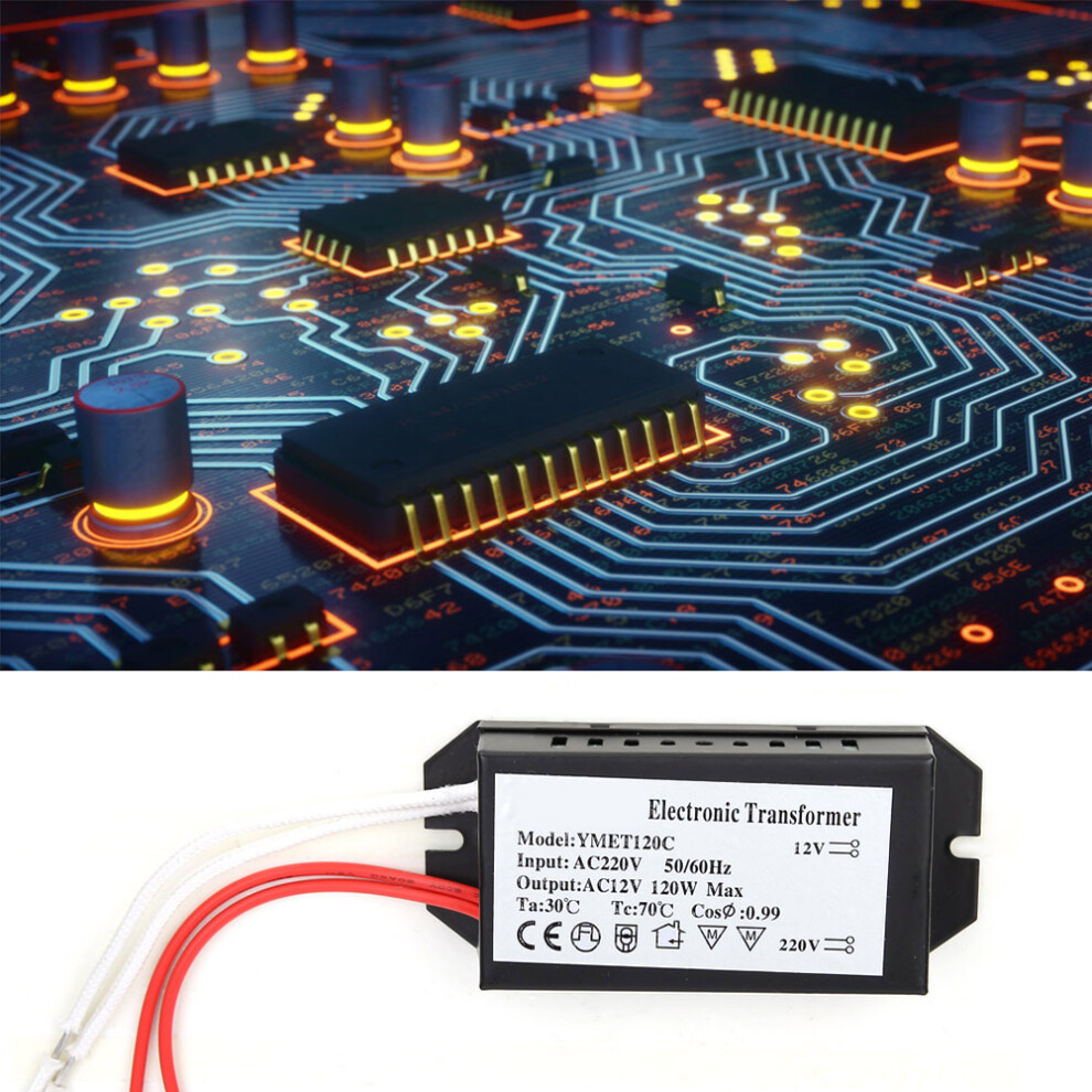 120W 12V Power Transformer Voltage Converter With Smart Output Control 4071363353528