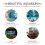 2St Vulkanen Aquarium Ornamenten Kleurige Hars Creaties 8
