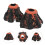 2St Vulkanen Aquarium Ornamenten Kleurige Hars Creaties 2