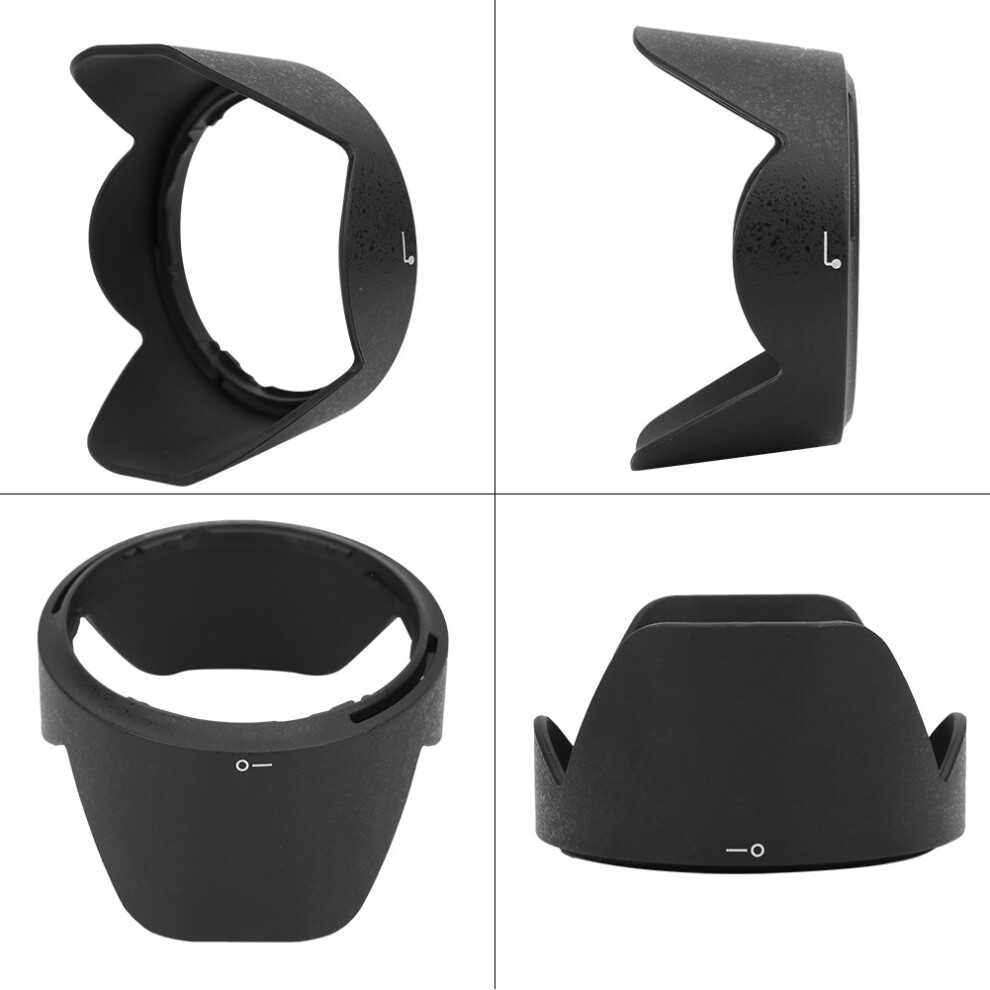 Hb-N106 Plastic Lens Hood For Af-P 18-55Mm F3.5-5.6G Vr Lens Compatible Black 8451363355207