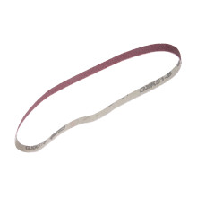 10PCS Aluminium Oxide Sanding Belt 533x9mm 80# for Wood & Metal