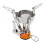 Mini Campingofen Edelstahl 190.0g Butan 15