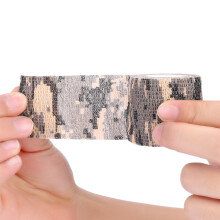 Stealth Camouflage Rifle Wrap - 4.5m x 5cm Adhesive Tape for Hunting