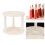 Large Capacity Round Plastic Pen Holder Stand Set – 96 Holes, 14.5cm Diameter 7