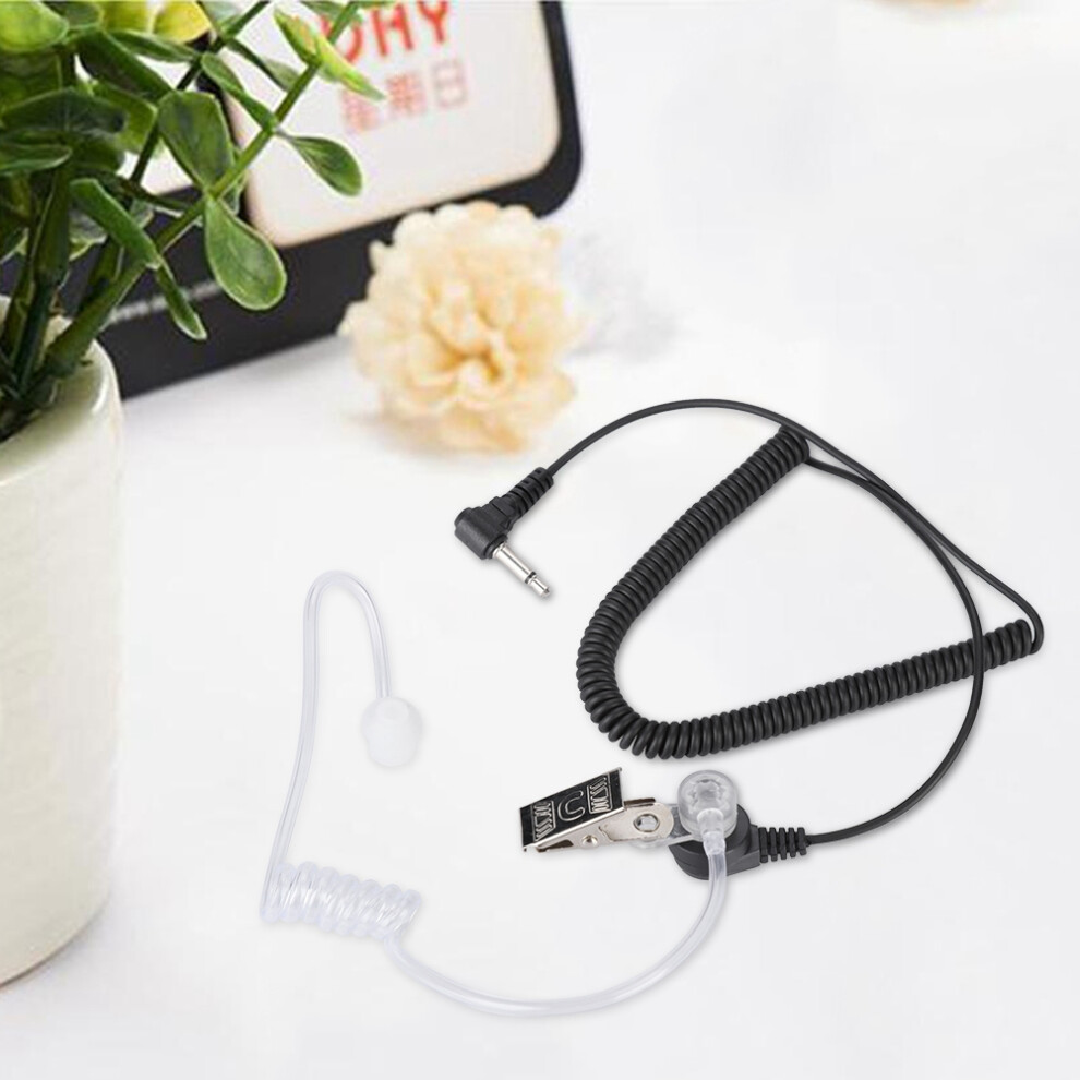 Single Ear 3.5Mm Walkie Talkie Earphones With Air Duct Design And Microphone 7651363355998