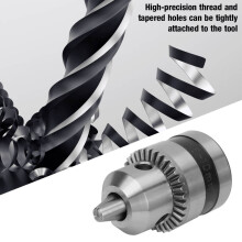Key Type B12 Drill Chuck 1.5-10MM Adapter with Anti-Rust Finish