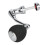 Modell M Kipphebel Größe 7,5 cm/2,95 in Silber/Schwarz 4