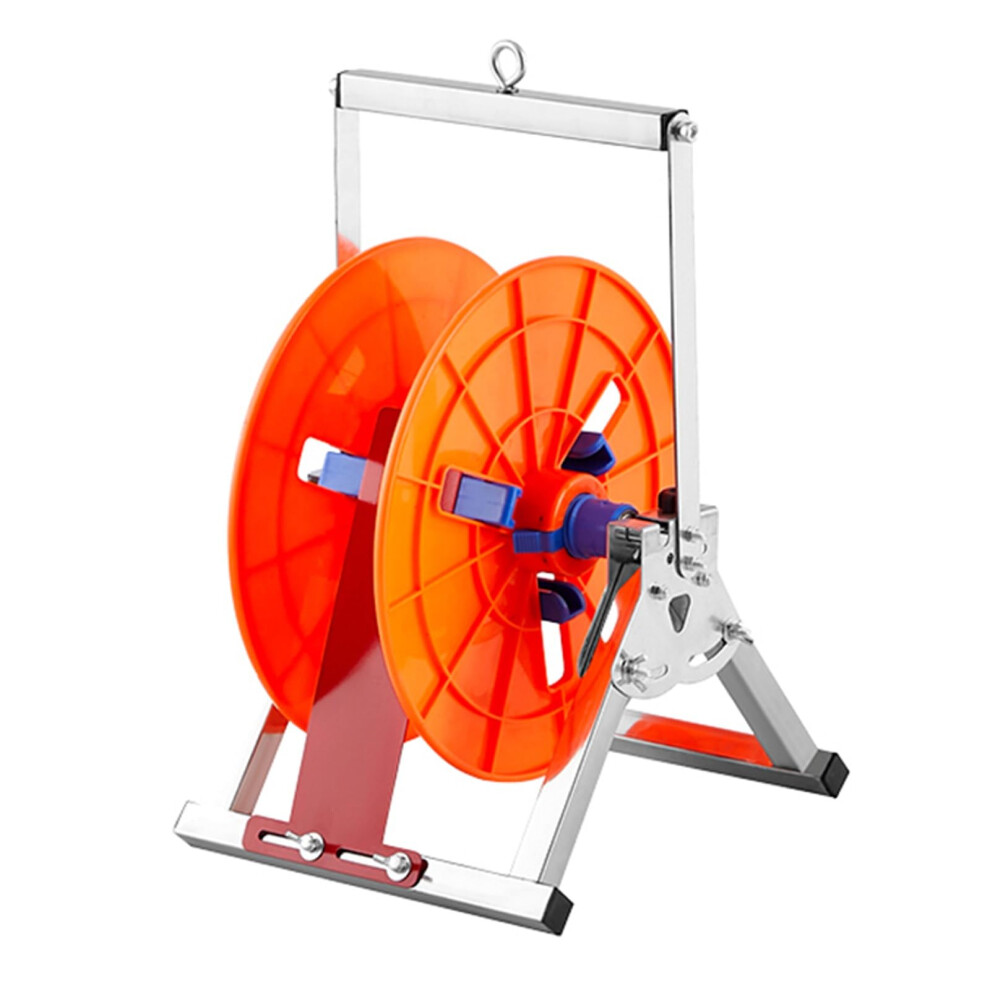 Electrical Wire Spool Display Rack For Cables Paracord, Foldable Cable Reel Holder, Orange, 1 Reel, Indoor/Outdoor 9067246989347