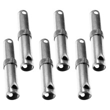 6 Piezas Pasadores Acoplamiento Para Andamios 32 Mm Galvanizados