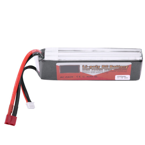 3S 11.1V 4500mAh 60C LiPo mit T-Plug - Farbe