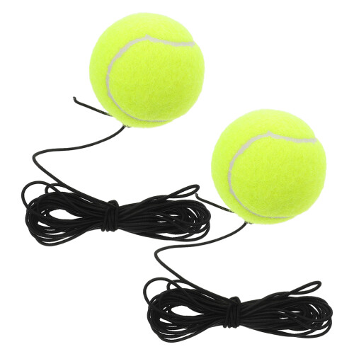 2 Set Allenamento Tennis Portatile Con Elastica E
