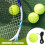 2 Set Allenamento Tennis Portatile Con Elastica E 8