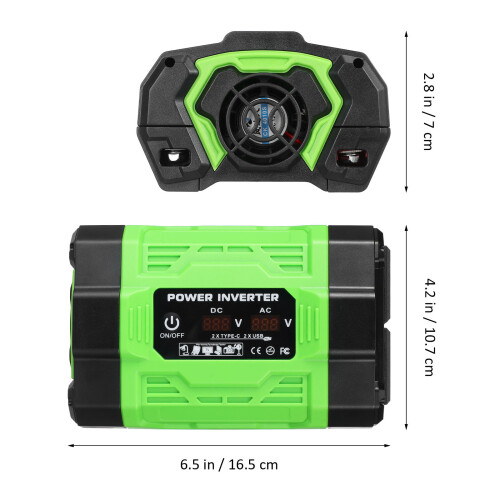 Multiport ABS Biladapter 300W USB -C Laddare För & Båtar 1