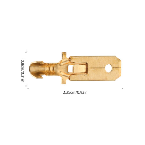 200Pcs Terminal Tipo De Cobre Para E Buzina Automotiva 2