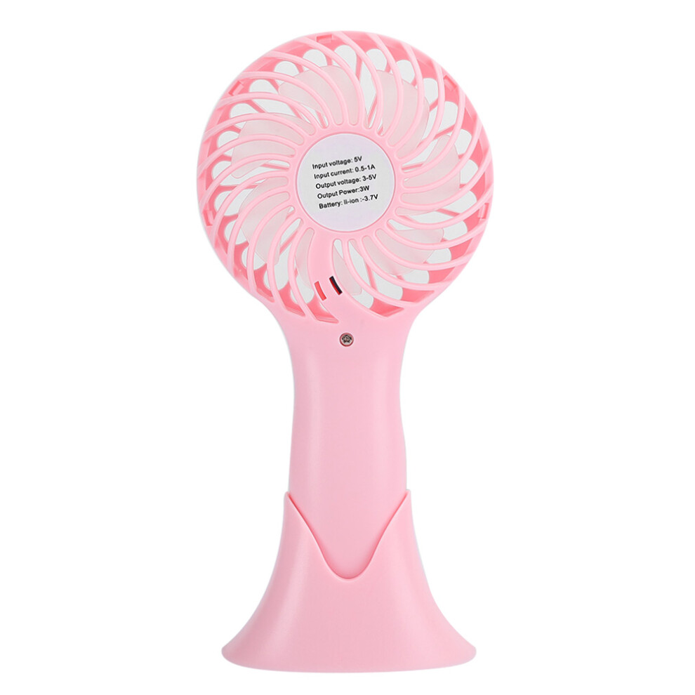 Mini Handheld Fan 3-Speed Portable Electric Pink, White, Green, Black-image-OPC-PN68F7B-NEW