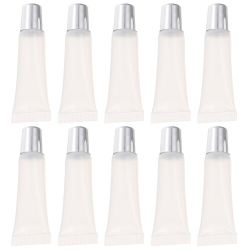 10Pcs Bärbar Tom Lipglossförvaringsrör Fyllbara Läppglansflaskor 2
