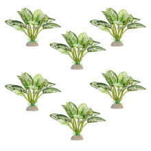 6Pcs Konstgjord Akvarieplanta Vattengräs