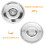 5St Rostfri Locksmågryta Lock Fräscht Olje Lock Kök Silver 9