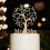 Cake Topper Elegant Vit Design För Bröllop Fest 5