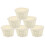 6Pcs Miniatyr Grönsakskorg Mini Kök Picknickkorg Fruktskål 1
