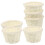 6Pcs Miniatyr Grönsakskorg Mini Kök Picknickkorg Fruktskål 3