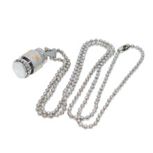 3St Rostfritt Halsband Silver Öppningsbar Design För Present