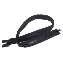 2 Stycken 80 Cm Svart Dubbelöppning Med Dragkedja Klädväskor