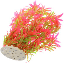 Aquatic Plant Decor Falsk Gräs Fiskbassäng Växt