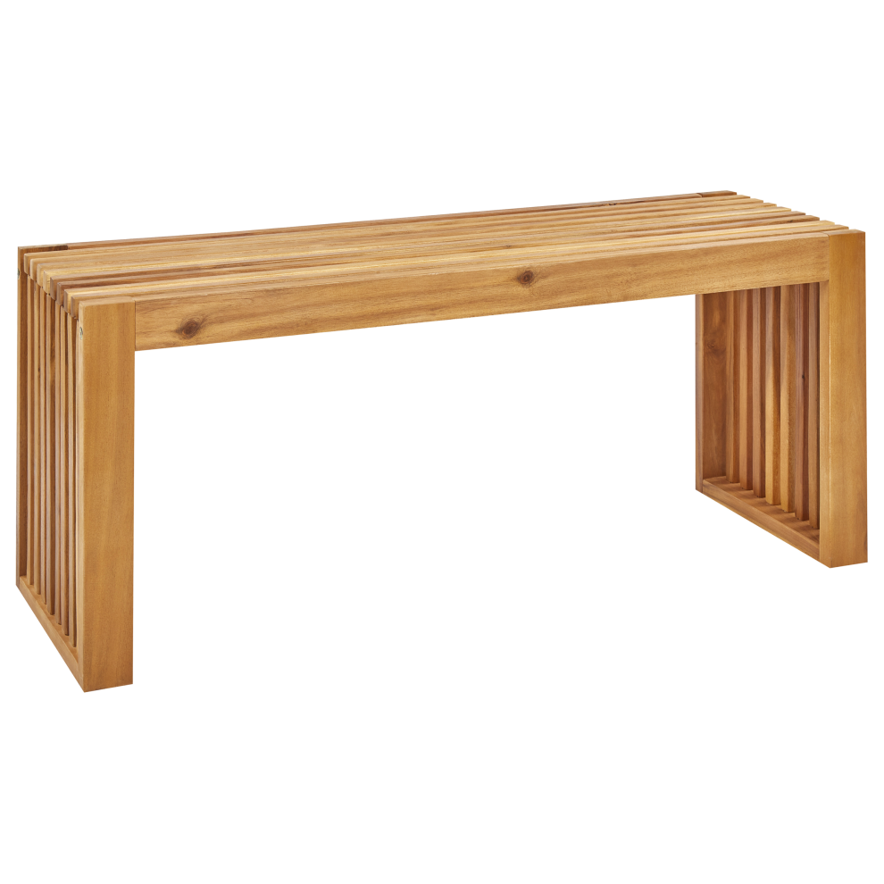 Garden Bench BELLANO 105 cm Acacia Wood Brown-image-OPC-PGWZBPJ-NEW