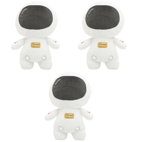 3St Kramgo Vit Astronautleksak Och Dekorationskudde 2