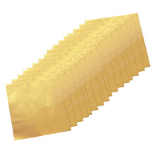 600St Guld Aluminiumfolie Godispapper För Choklad & Bakverk