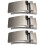 3St Använda Bältesspännen För , Silver, Robust Legering 8