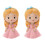 2 Pcs Lovely Prince Resin Cake Ornament Baking Decor 3