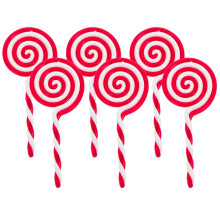 6 Pcs Simulerade Lollypops För Studiofotografering