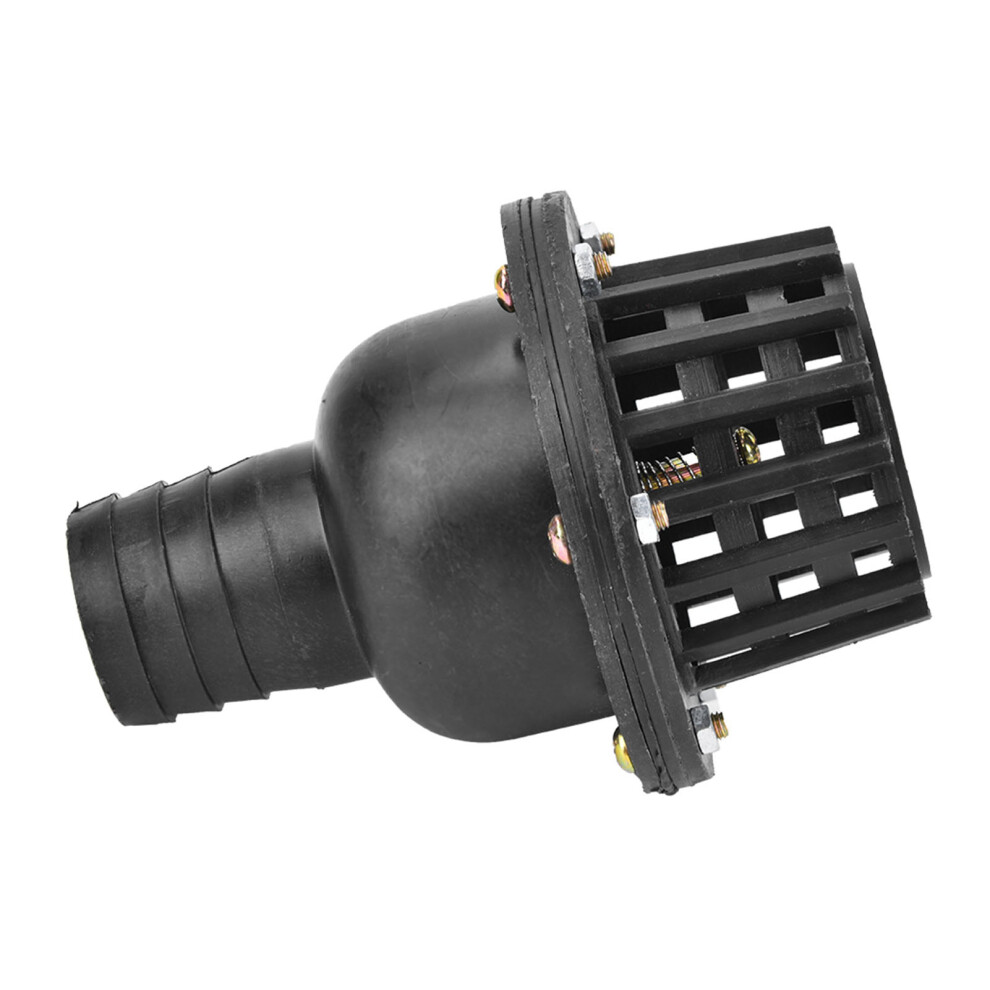 Fluid Machine 1.5In Black Pvc Check Valve Water Pump Foot Valve Low Pressure 8731363358287