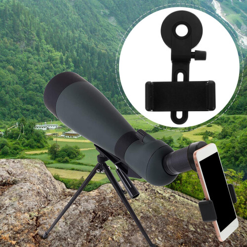 1Small Phone Clip ABS Zwart Met Afstelbare Telefoonhouder 1