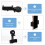 1Small Phone Clip ABS Zwart Met Afstelbare Telefoonhouder 8