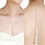3St Silver Elegant Pärlhalsband Lång Pärlbackdrop Kvinnor Prom 10