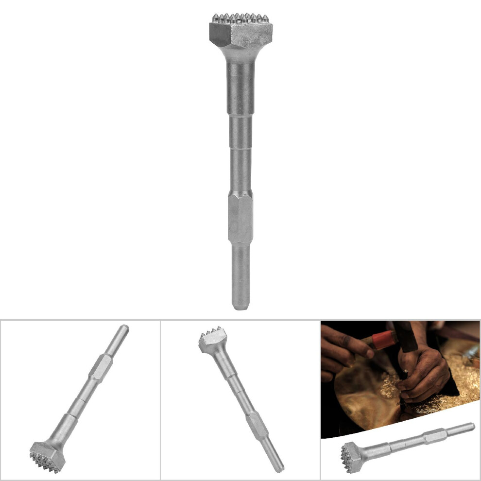 Alloy Hammer Chisel Bit For Electric Demolition Hammer Square Head 16 Teeth 6921363359052