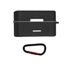 MINI Microphone Charging Case Silicone Protective Cover Dustproof Waterproof Vlog Accessory Black