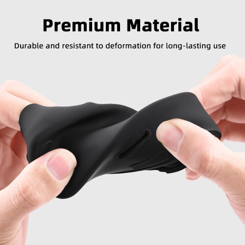 MINI Microphone Charging Case Silicone Protective Cover Dustproof Waterproof Vlog Accessory Black 1